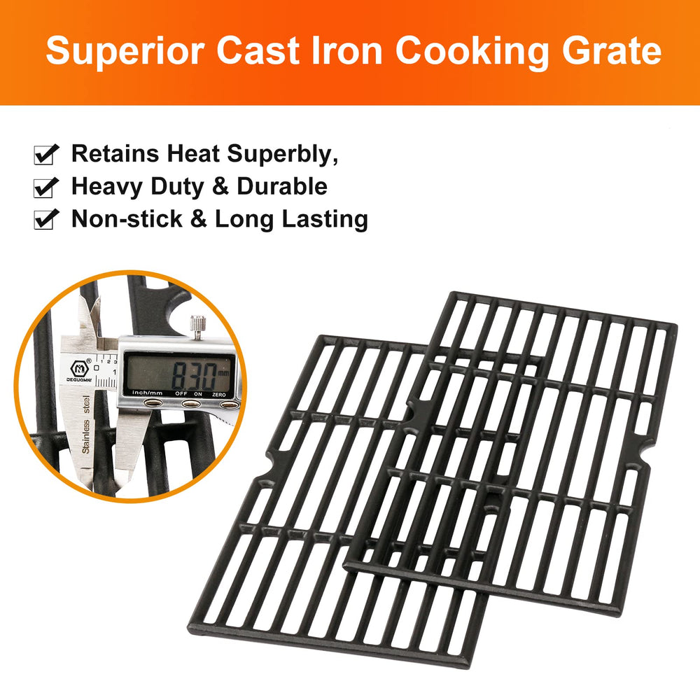 Hisencn side profile of grate showing thickness and heavy-duty build