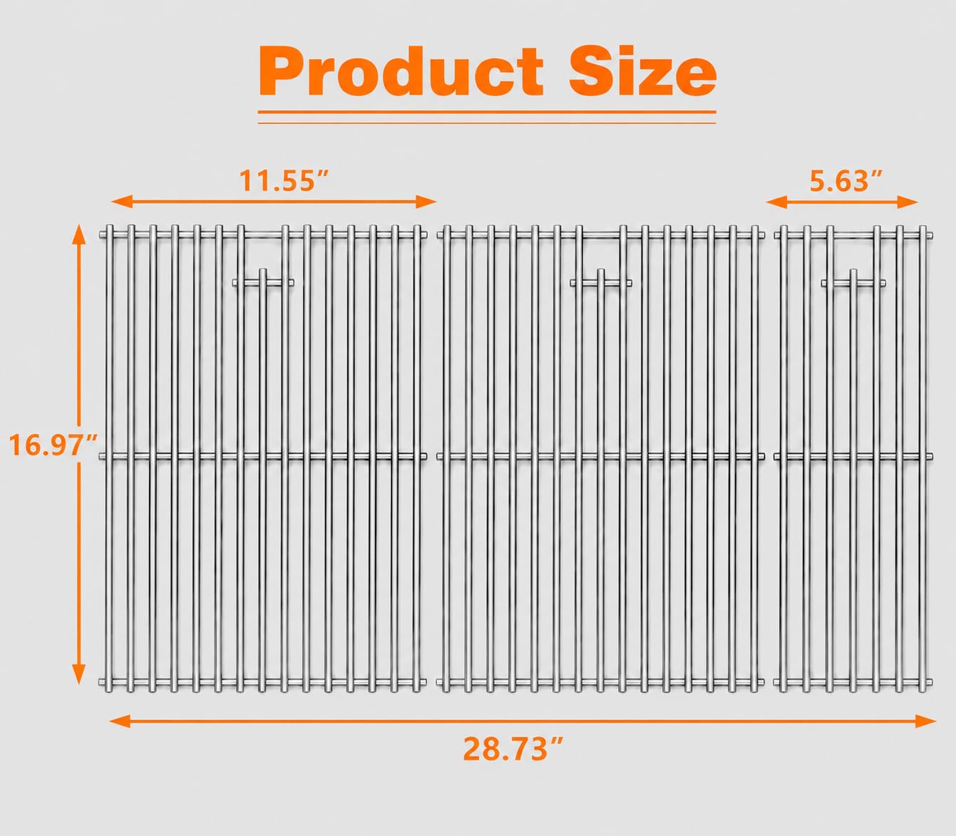 Hisencn stainless steel burner close-up showing corrosion resistance and even heat