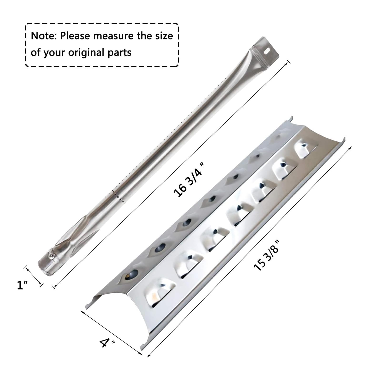 Hisencn stainless steel burner tube close-up, durable corrosion resistance