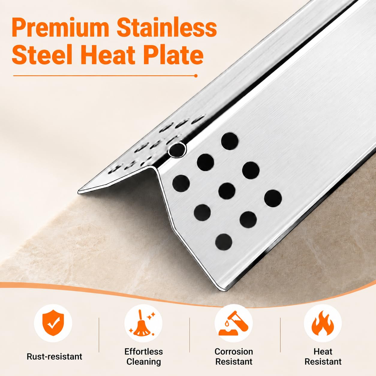 Hisencn three cooking grates top-down showing expanded cooking surface and retention