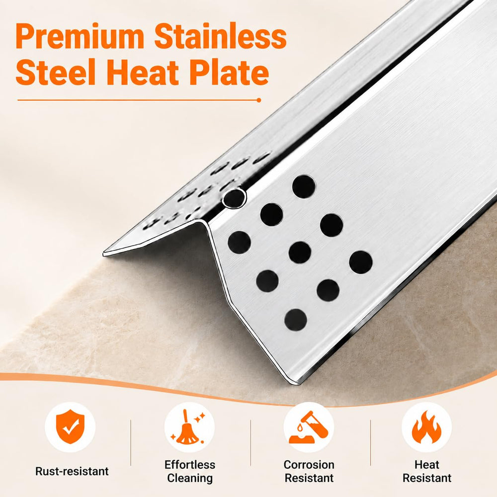 Hisencn three cooking grates top-down showing expanded cooking surface and retention