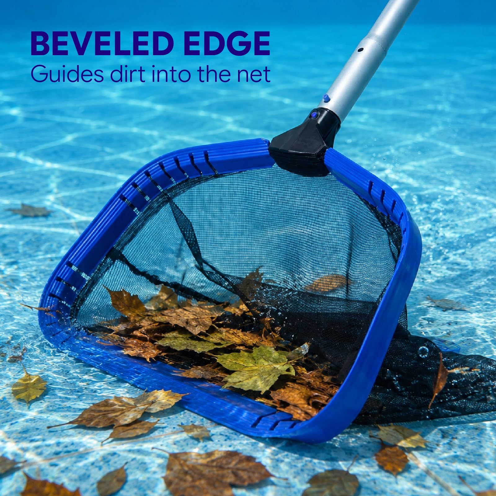 HISIKE adjustable aluminum pole fully extended for extended reach