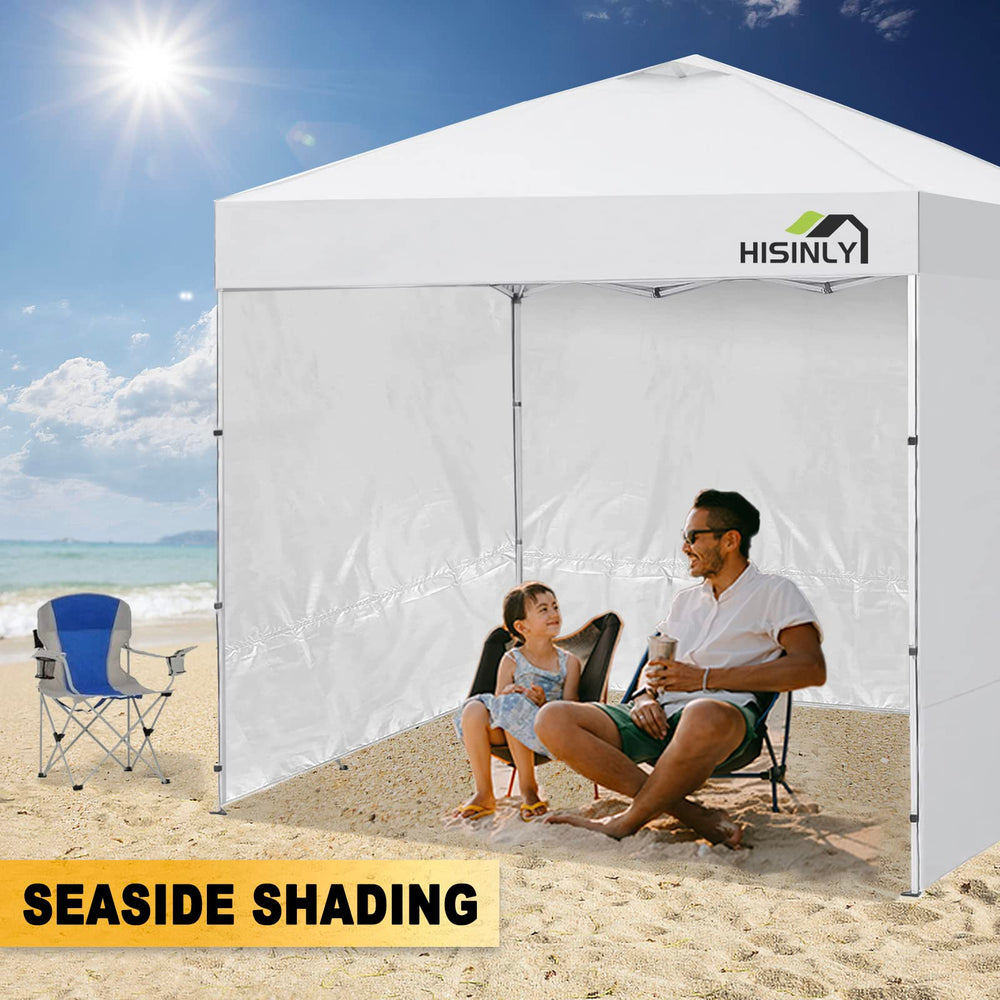 Hisinly sidewalls on a vendor booth at a fair showing protected display and professional look
