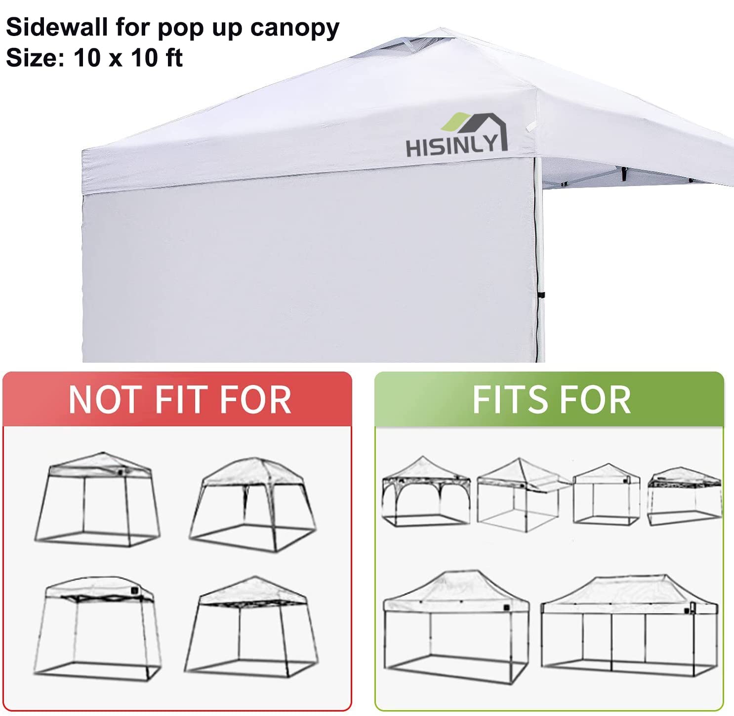 Hisinly folded panels next to a ruler showing compact packed size for easy transport