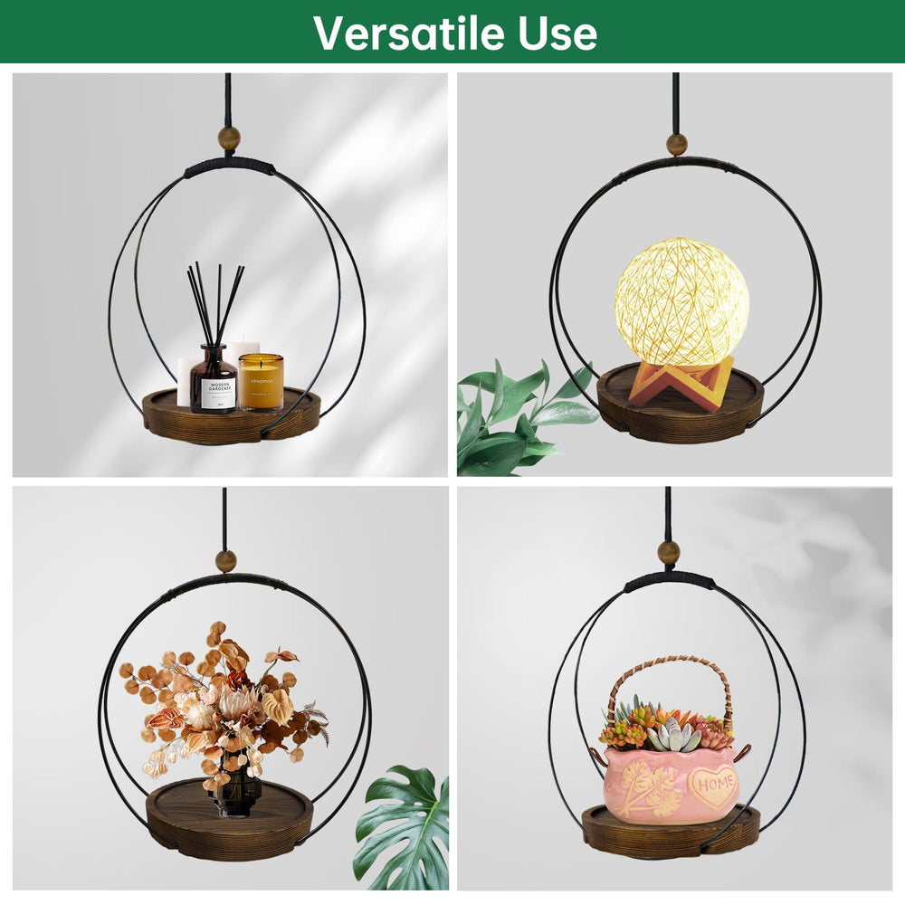 hismocal hanger in use by a window displaying plant and saving floor space benefit