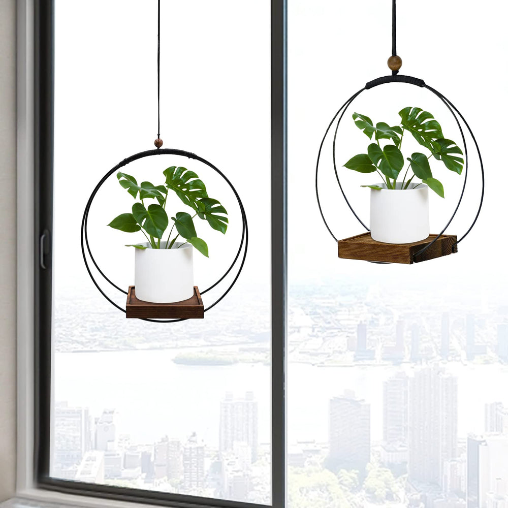 hismocal pair styled in entryway showing decorative flair and cohesive look