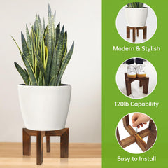hismocal stand next to standard pot showing size fit and stable support benefit