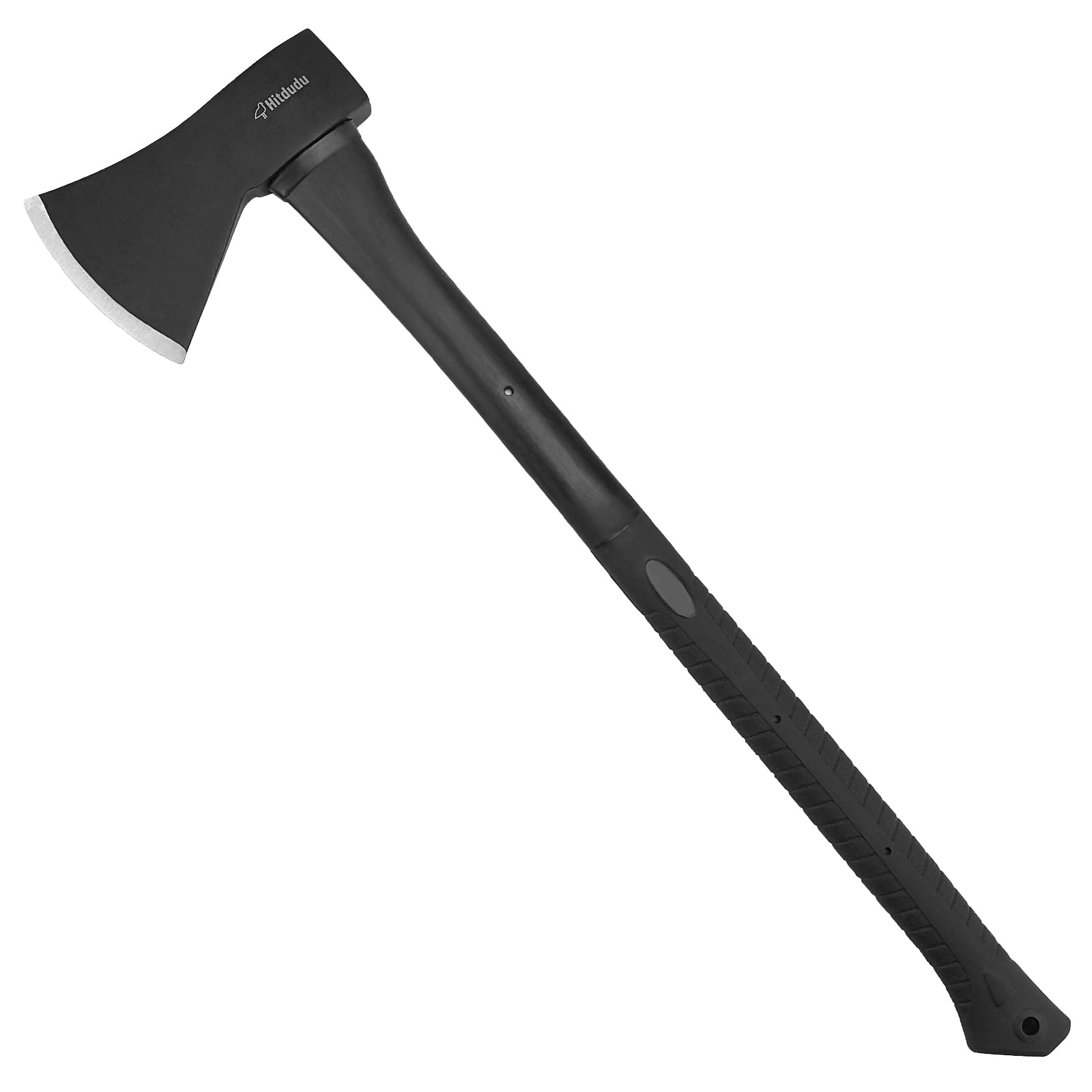 Hitdudu axe front-facing view showing head and full handle for durable splitting