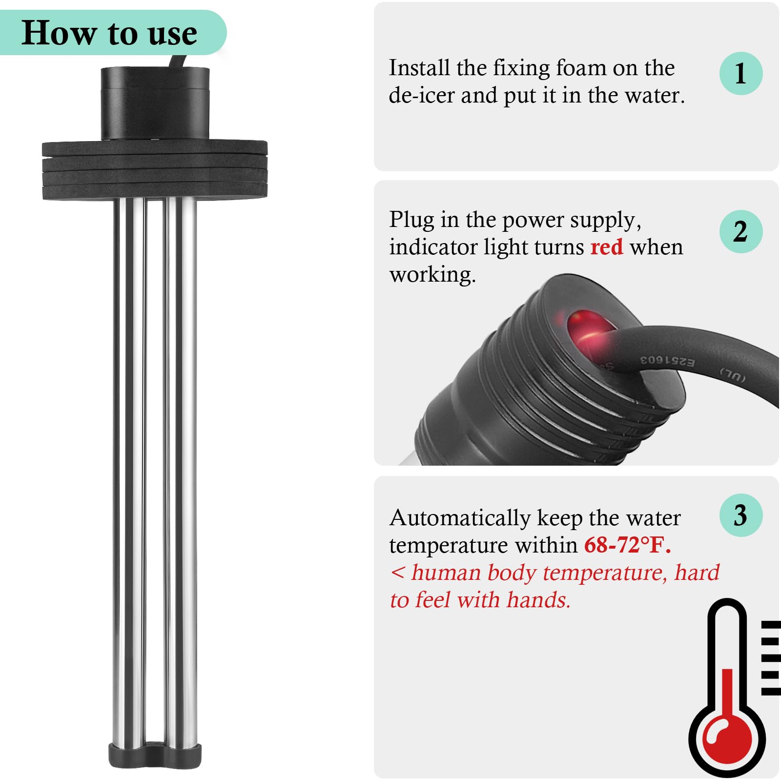 HITOP heavy-duty 5m cable and three-prong outdoor plug improves safety