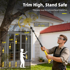 hiyuehome rotating head at 180° showing easy angle access