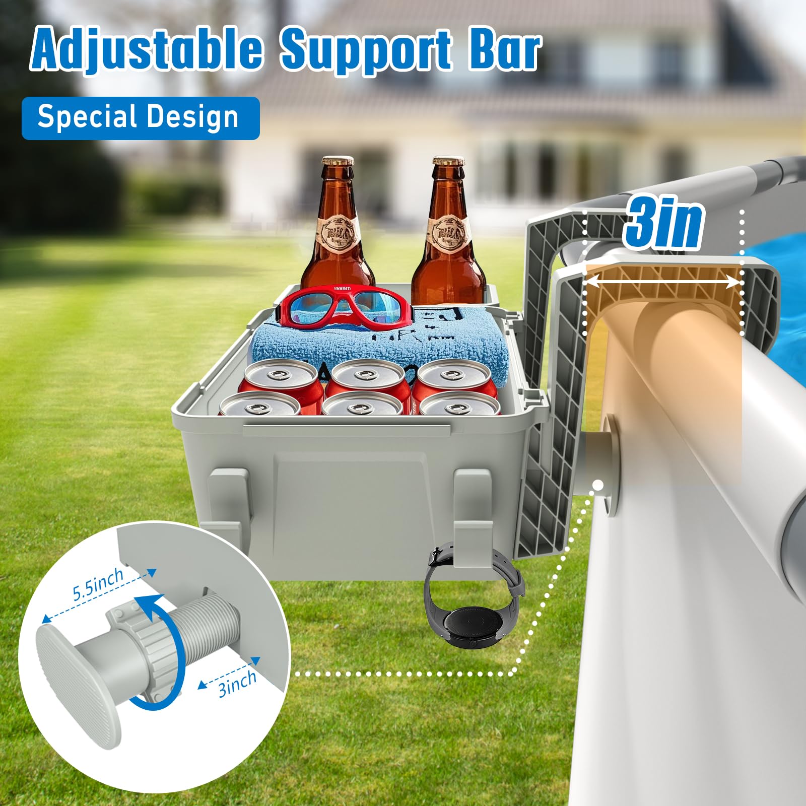 HKQ thickened hollow plastic texture drains water and resists oxidation