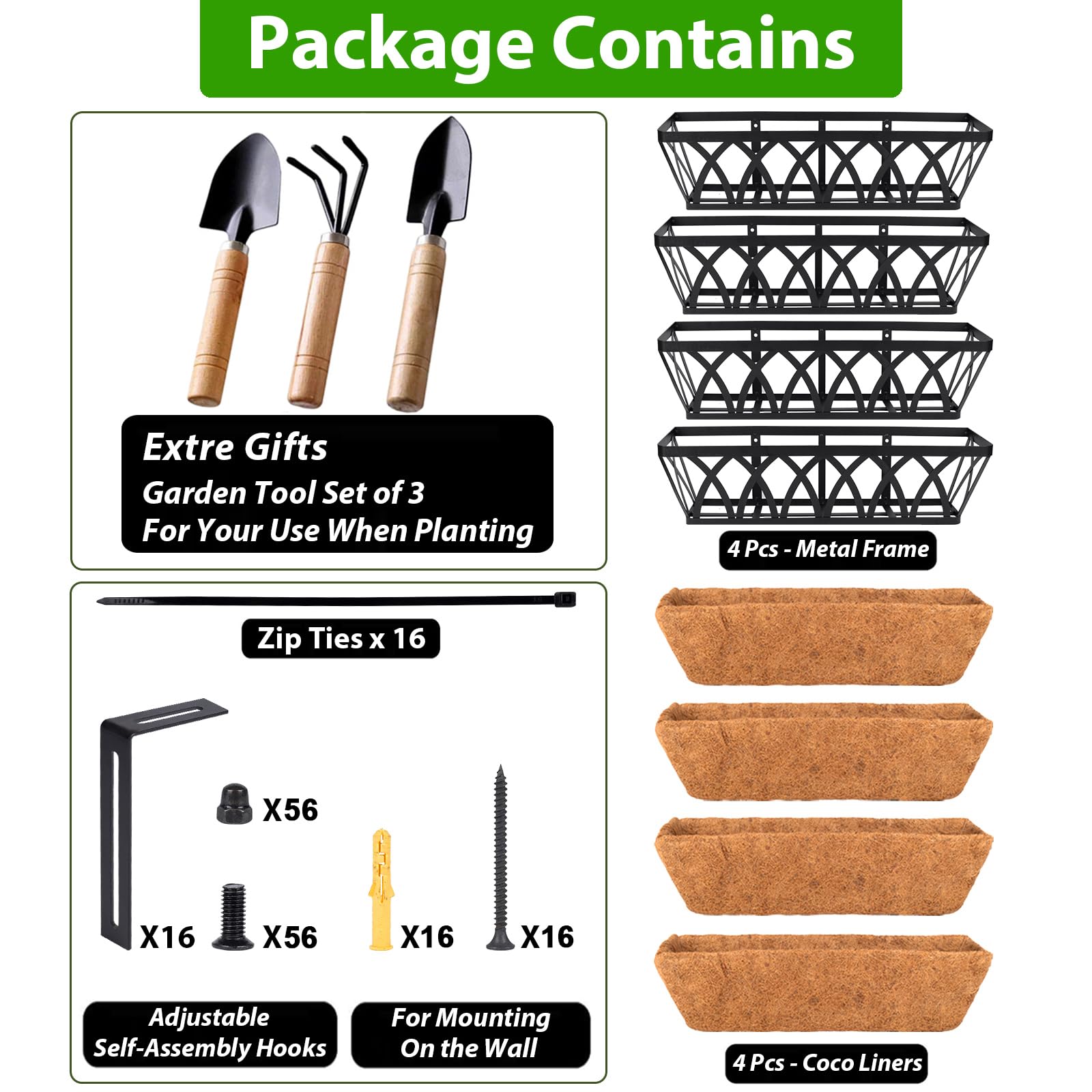 HKZ coconut-fiber liner detail showing moisture balance and root benefit