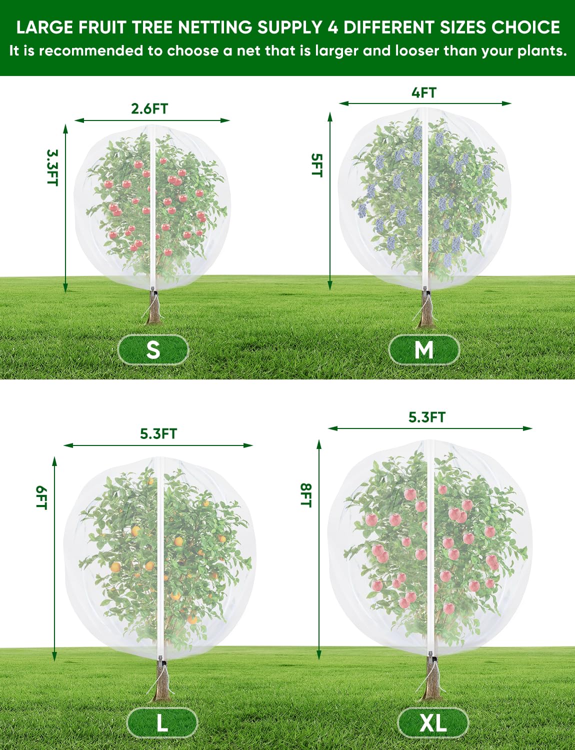 HKZ open zipper while harvesting fruit showing convenient access and minimal disturbance