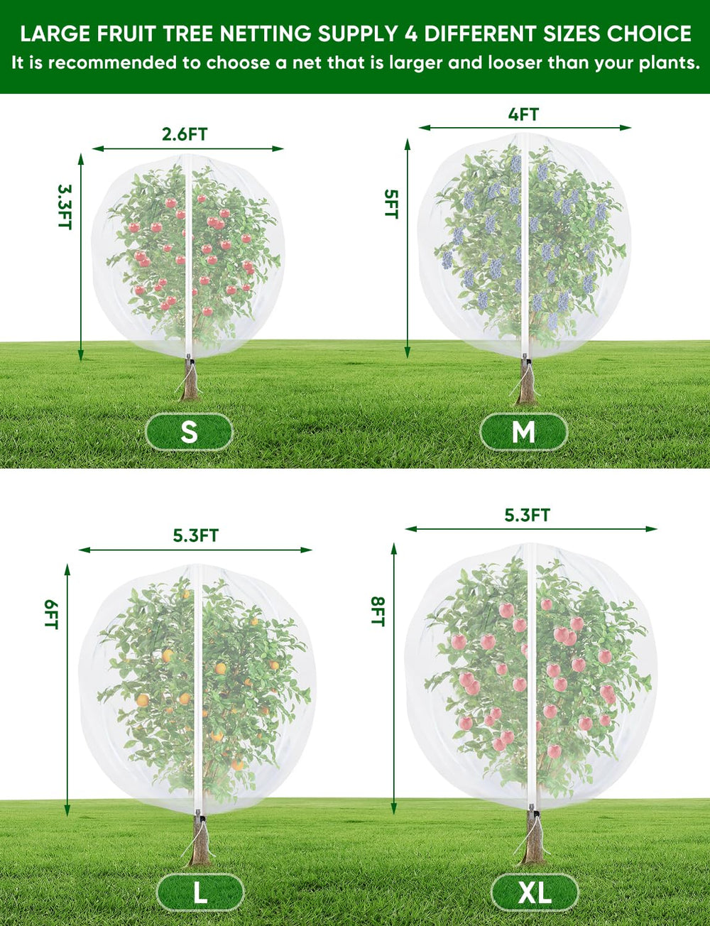 HKZ open zipper while harvesting fruit showing convenient access and minimal disturbance