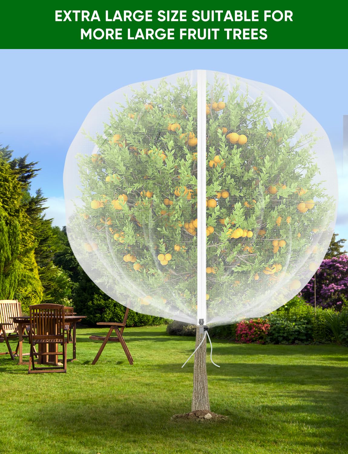 HKZ installed in garden demonstrating simple setup and plant safety