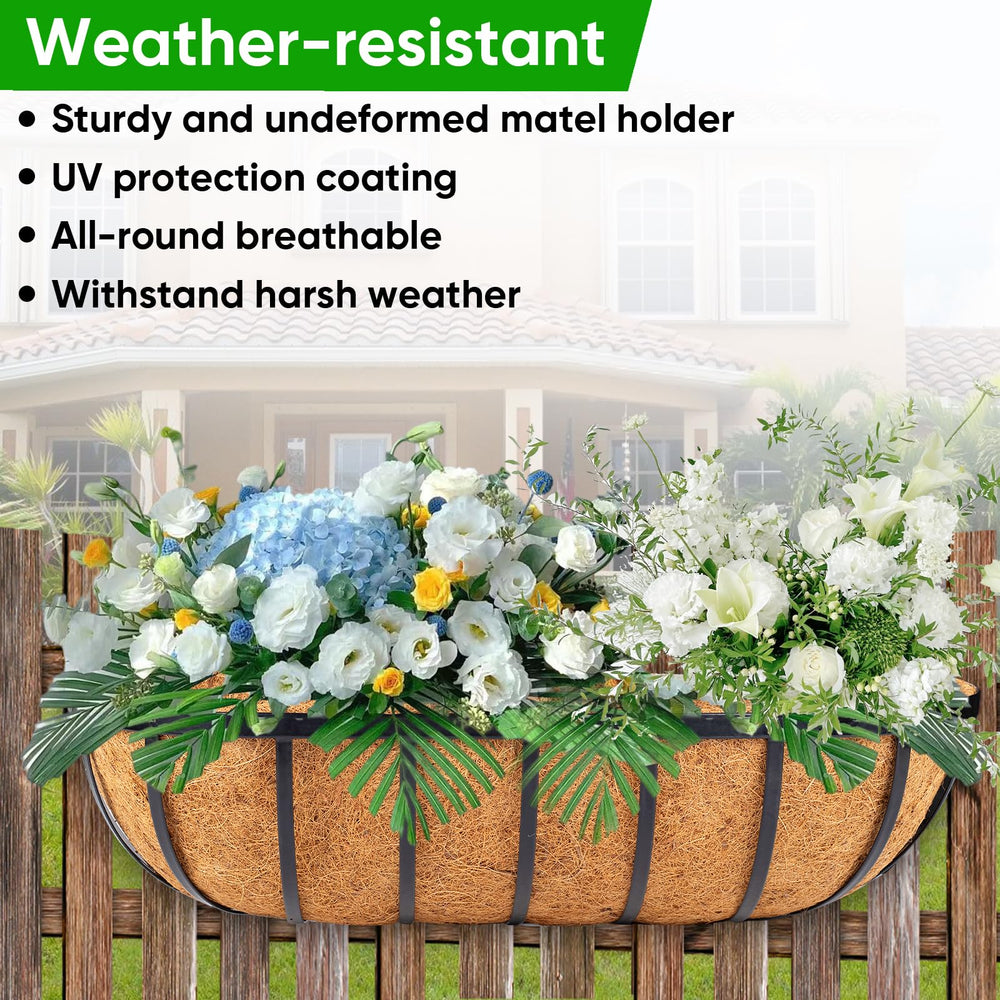 HKZ planter next to ruler showing 24-inch scale for sizing clarity