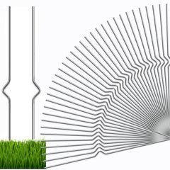 HLARTNET close-up of stake tip showing durable stainless steel strength