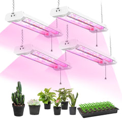 Hlite front view of 16-inch 4-pack LEDs showing compact footprint and uniform light