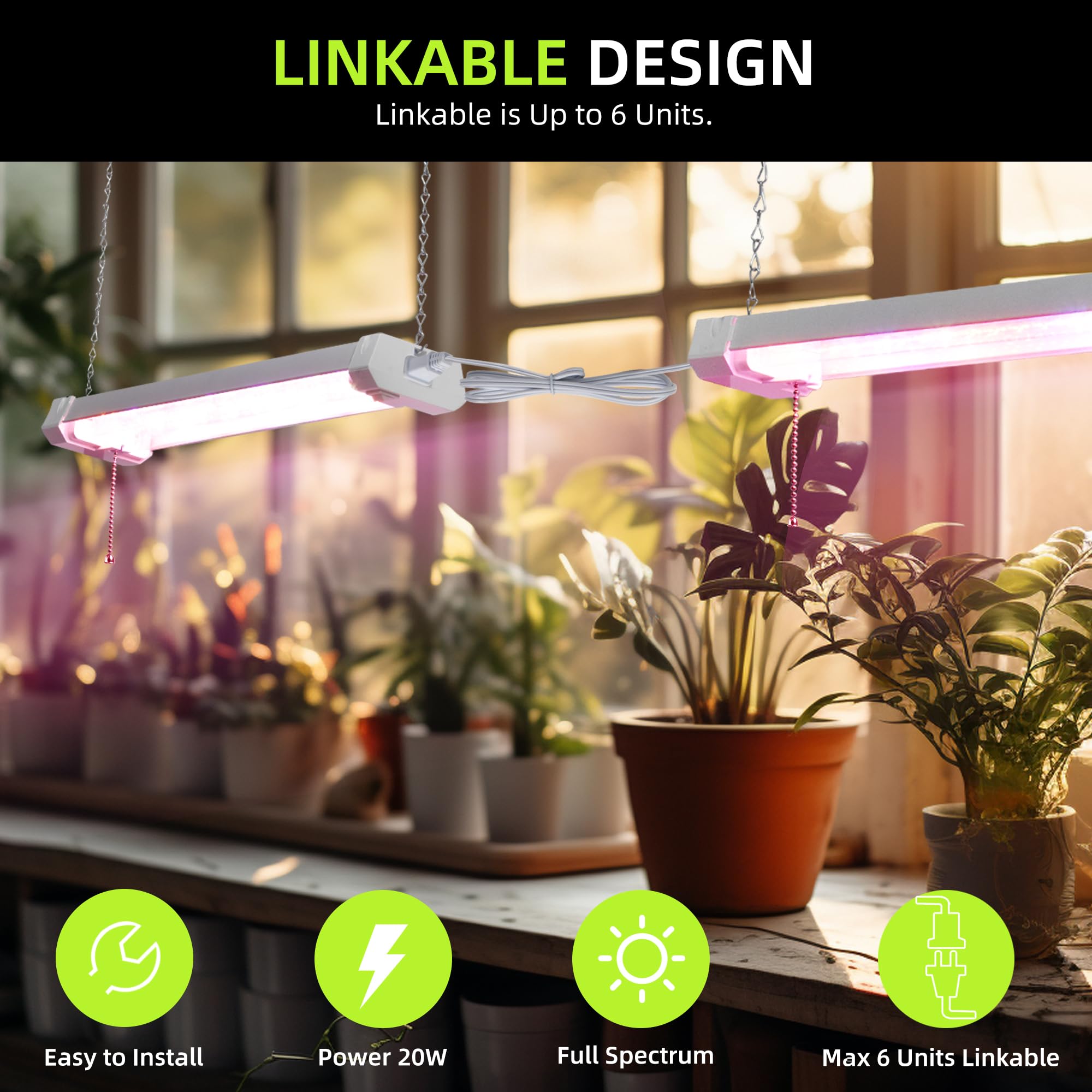 Hlite mounted inside a grow tent providing even canopy coverage and energy savings