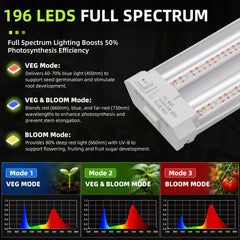 Hlite close-up of LED array showing durable diodes for steady plant light