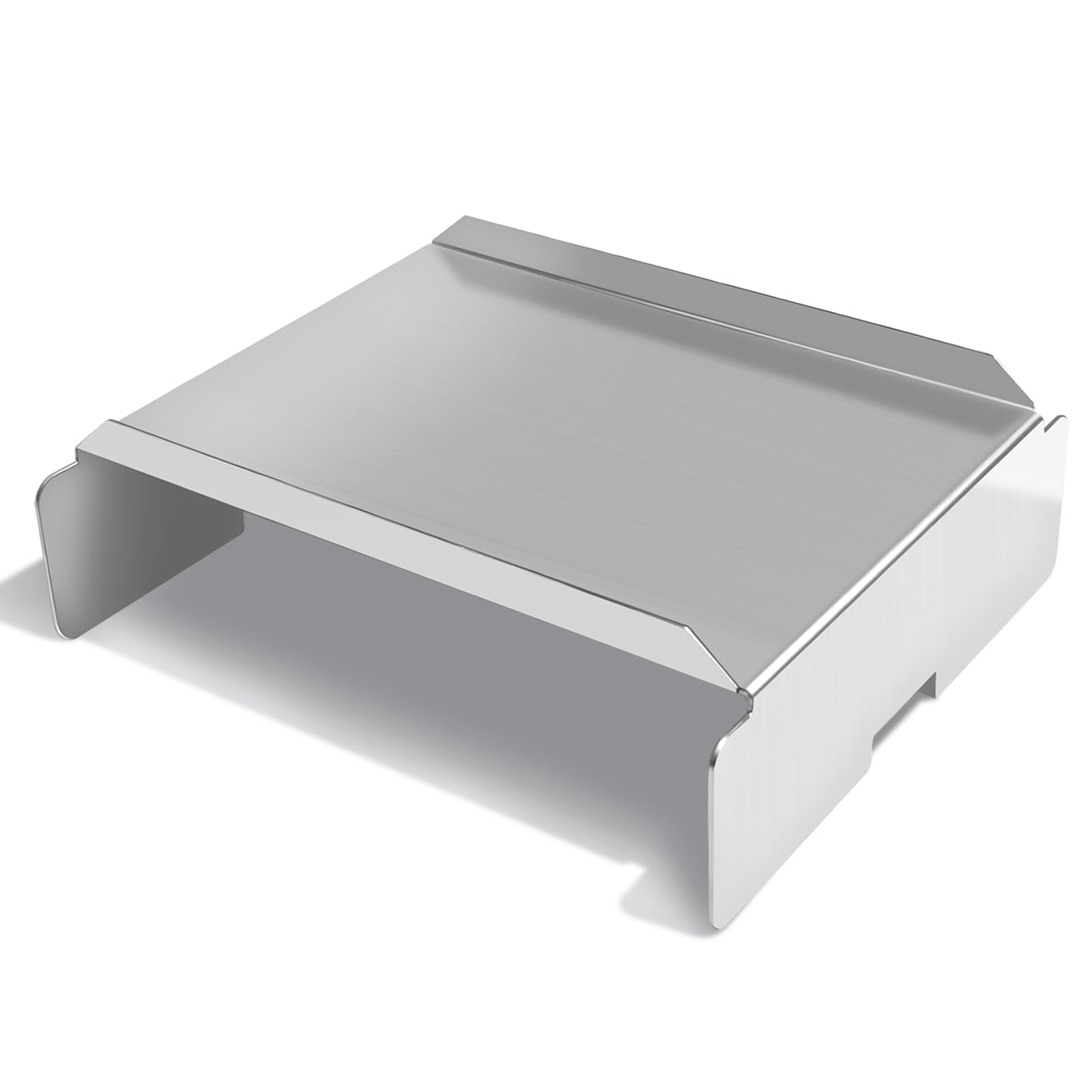 HLTIT front view of stainless steel heat baffle showing fit and finish benefits