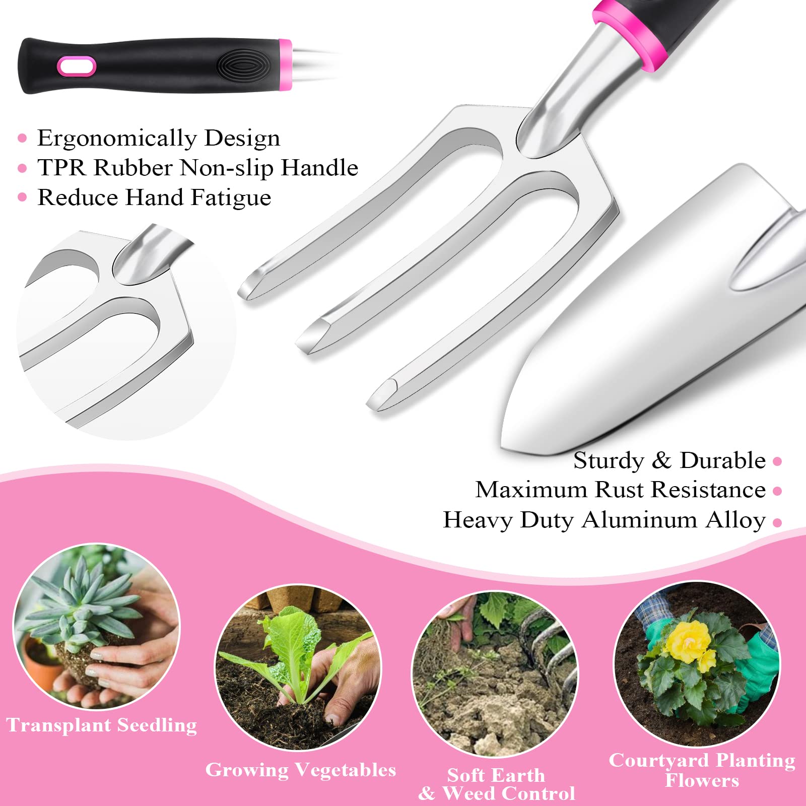 HLWDFLZ pruning shears with safety lock for secure, easy trimming