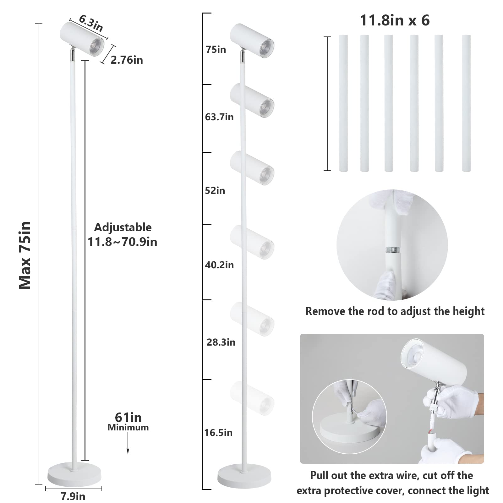 HMVPL grow light in use beside tall indoor plants showing even coverage benefit