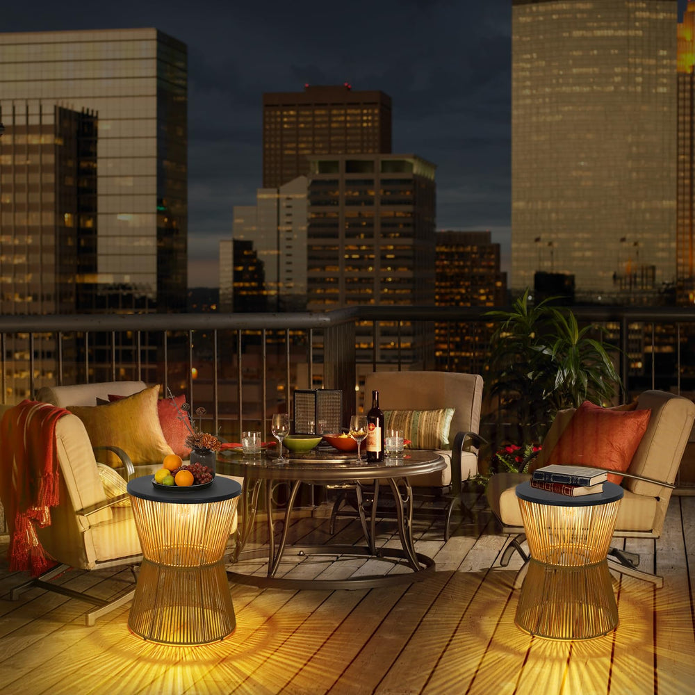 HMVPL patio lifestyle setting displaying versatility and decorative appeal