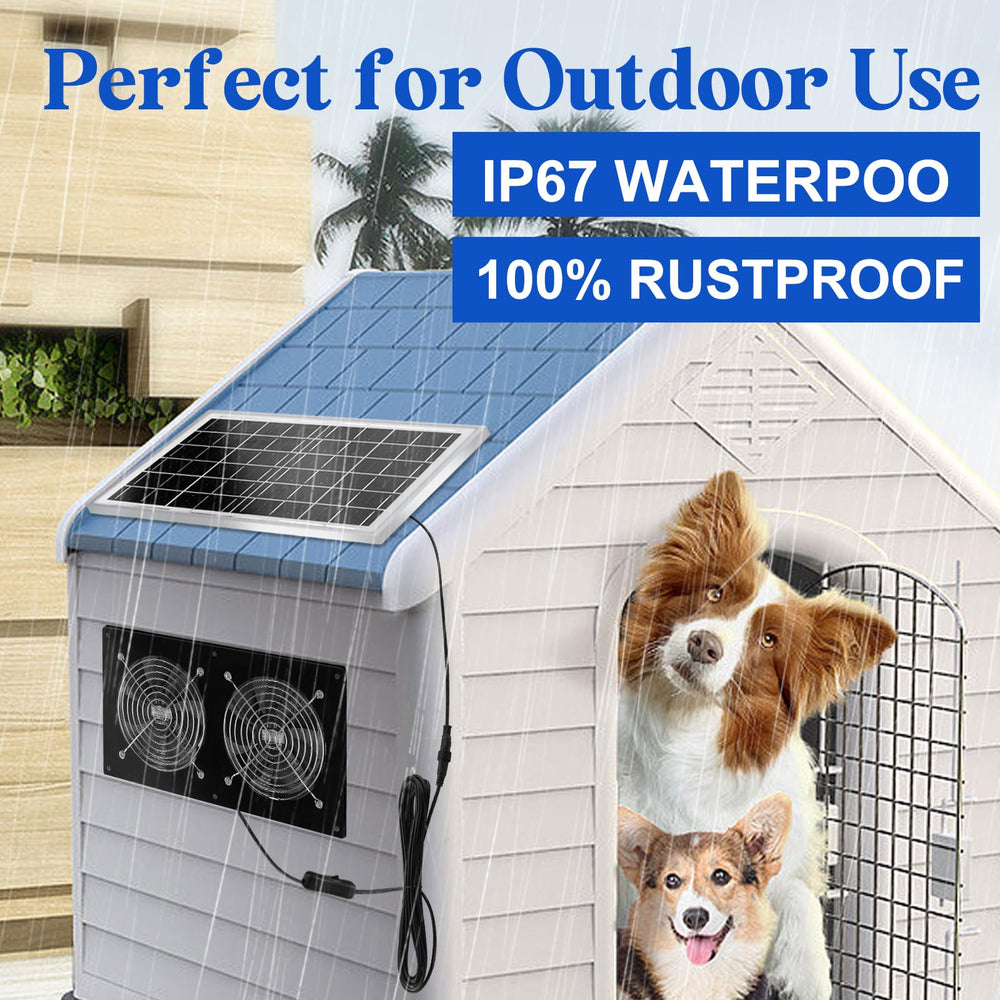 HNRLOY installed in a chicken coop vent reducing heat buildup