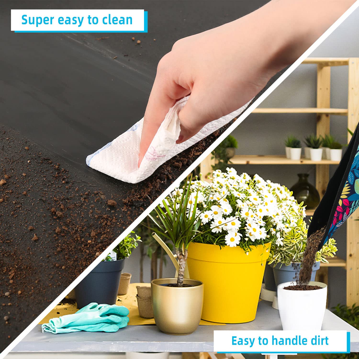HNXTYAOB folded mat secured with Velcro for compact storage