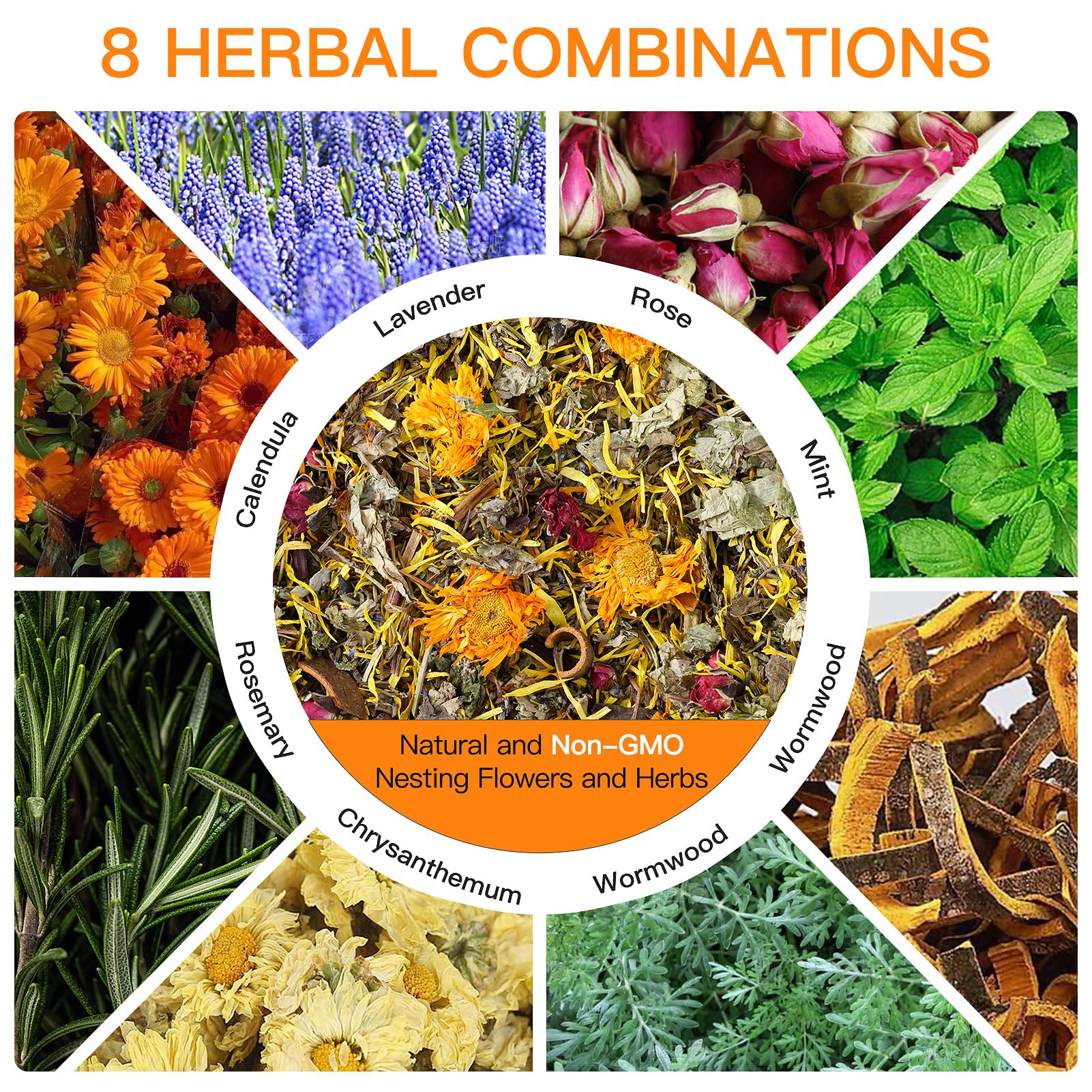 HoazHoald close-up of dried herb mix texture highlighting natural ingredients benefit
