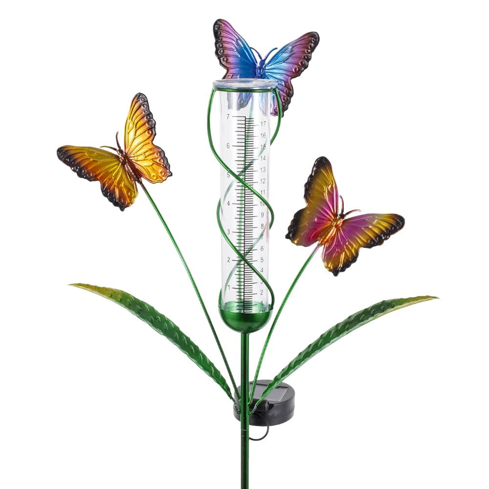 HOBYLUBY front view showcasing butterfly decor and gauge, enhances curb appeal