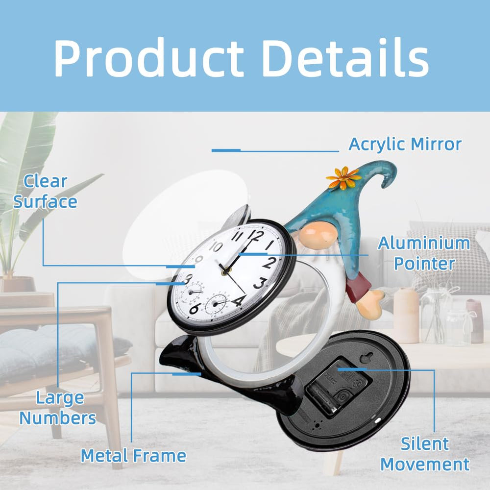 HOBYLUBY close view of integrated thermometer and hygrometer benefit: quick temperature and humidity readout