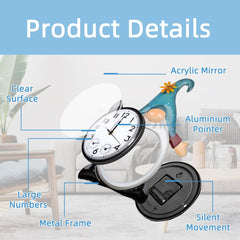 HOBYLUBY close view of integrated thermometer and hygrometer benefit: quick temperature and humidity readout