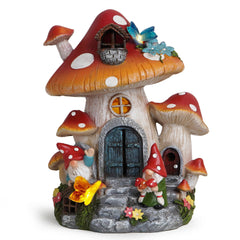 Hodao front view mushroom house showing whimsical porch appeal
