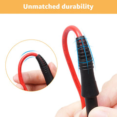 Hodeoo full cable laid out showing heavy-duty jacket for long-lasting outdoor use