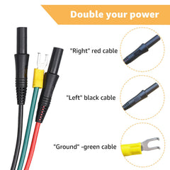 Hodeoo close-up of molded parallel plug highlighting precise pins and durability