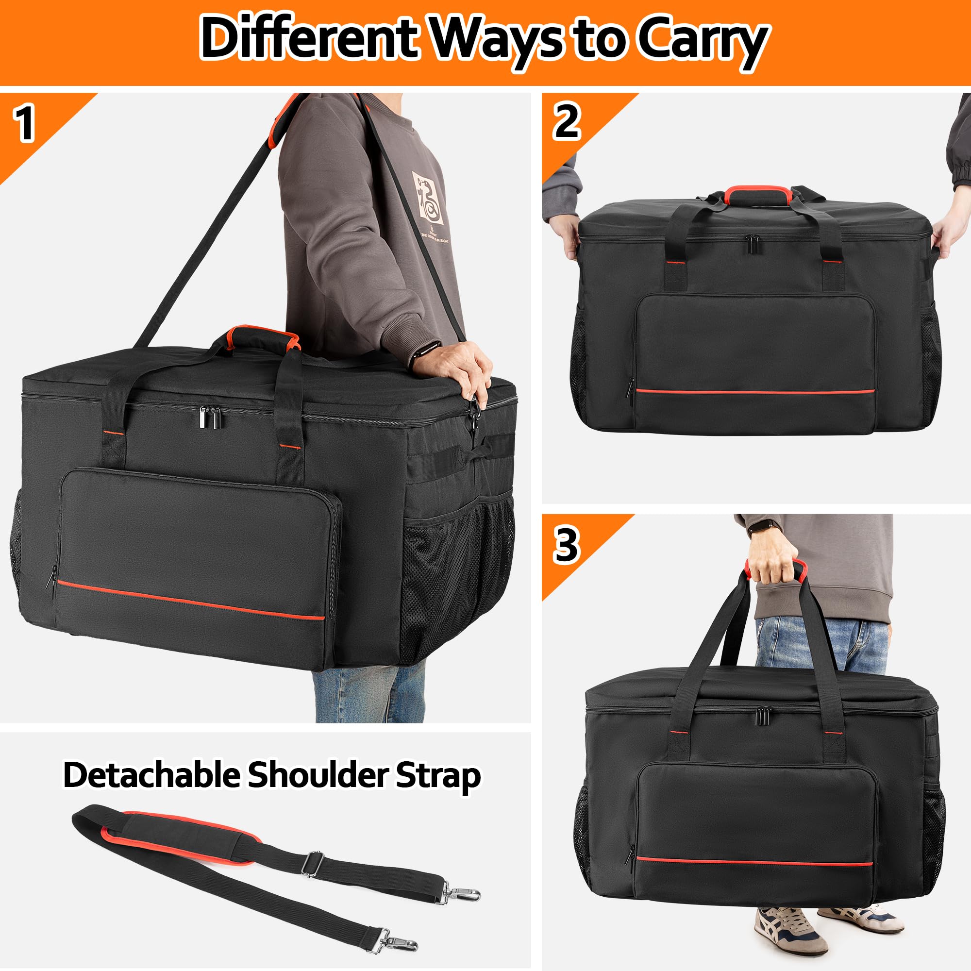 HODRANT detachable shoulder strap detail for comfortable carrying