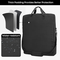 HODRANT open front pockets holding chargers and cables for organized storage