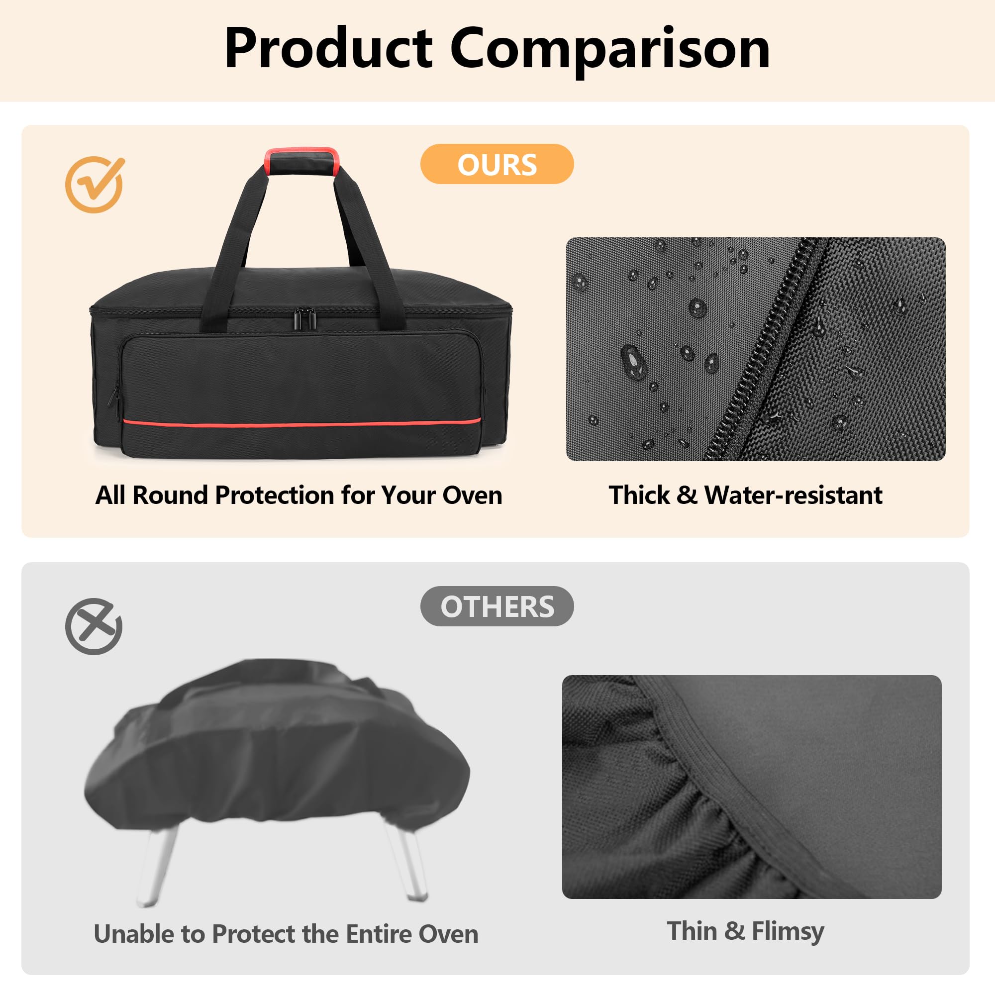 HODRANT padded bottom detail protecting oven and preventing scratches