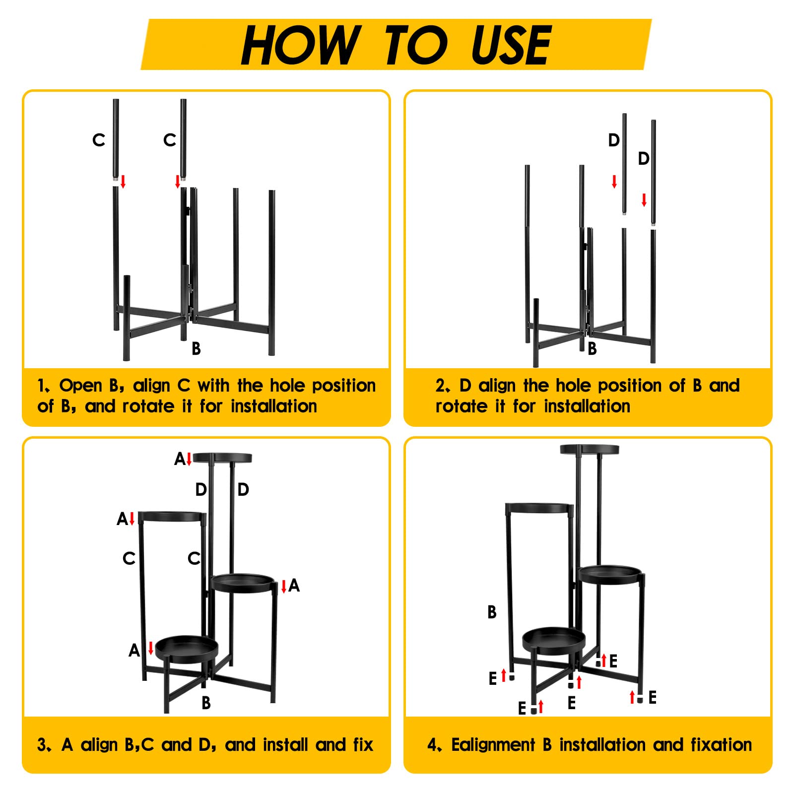 HOEGMST electroplated frame detail highlighting rust-resistant finish