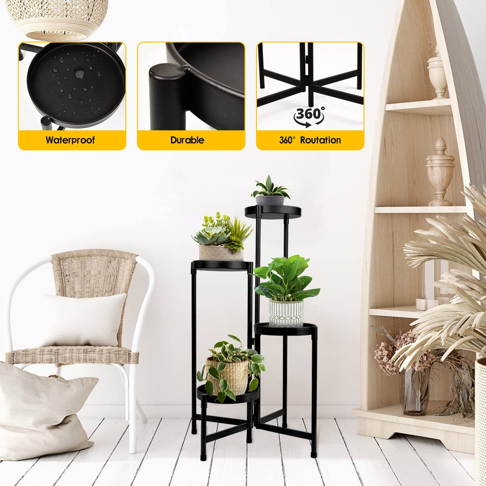HOEGMST close-up of round shelf tops showing easy installation benefit