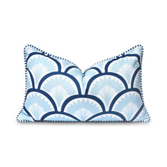 Hofdeco Premium front view showing tropical ravenala print and coastal style benefits
