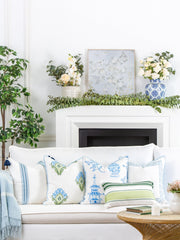 Hofdeco Premium reverse showing same print both sides, ensures consistent decor