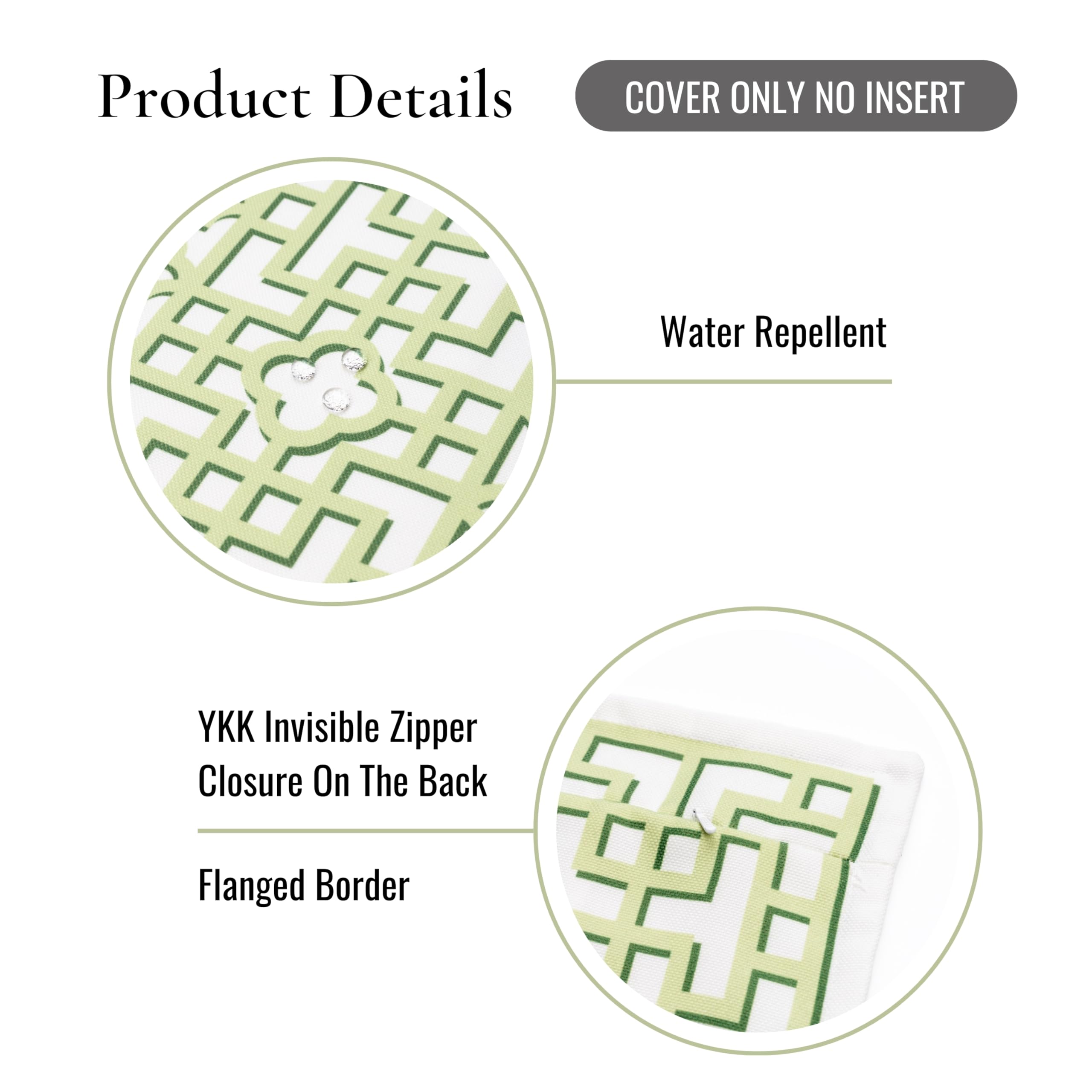 Hofdeco Premium placed poolside on chair benefit: weather-resistant cover suitable for covered outdoor use