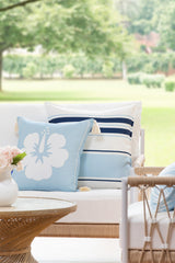 Hofdeco Premium closeup fabric texture shows durable water-repellent weave