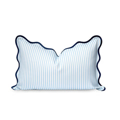 Hofdeco Premium front view baby blue striped cover shows coastal style and easy refresh