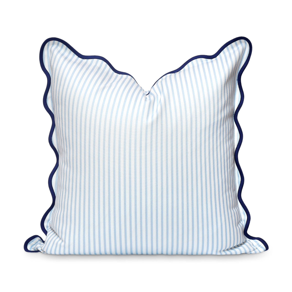 Hofdeco Premium front view baby blue striped cover showing coastal style and easy refresh