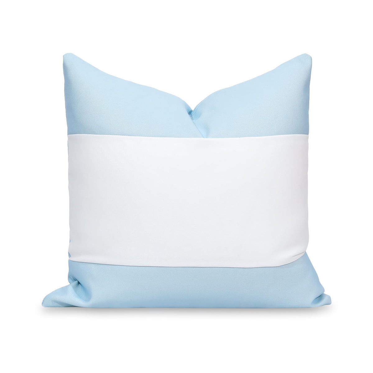 Hofdeco Premium front color-block cover showing modern coastal style and easy-refresh benefit