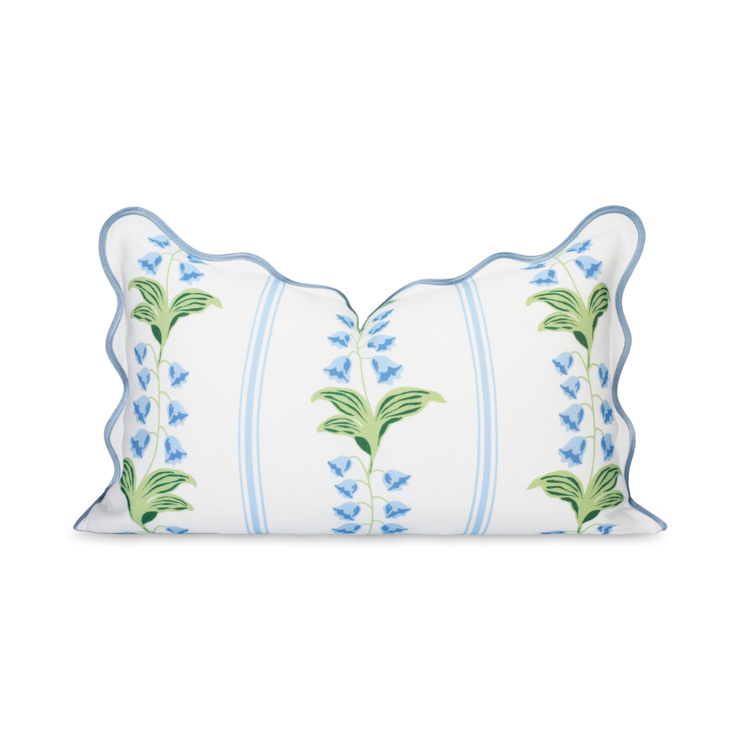 Hofdeco Premium front view lumbar cover showing print and shape, elevates decor